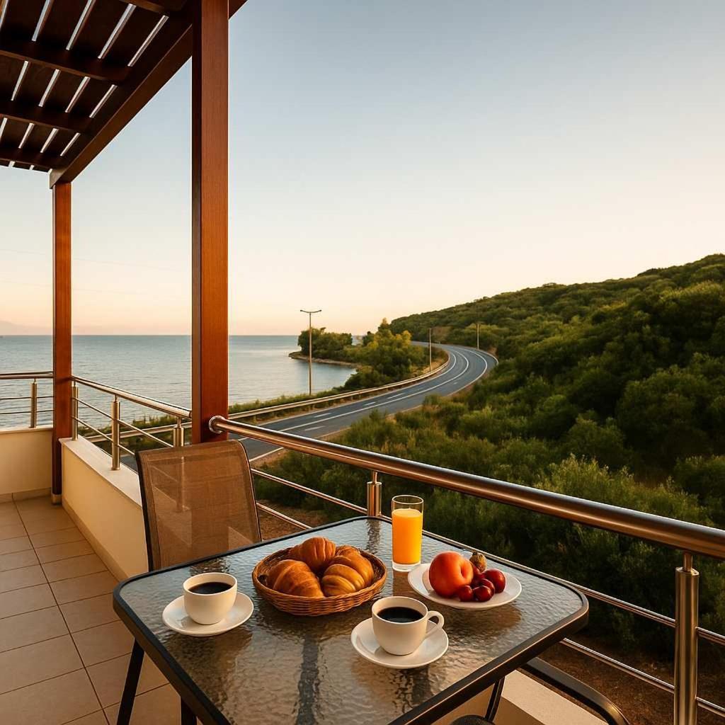 Villa Armonia - Beachfront Majestic Retreat Petalídhion Buitenkant foto